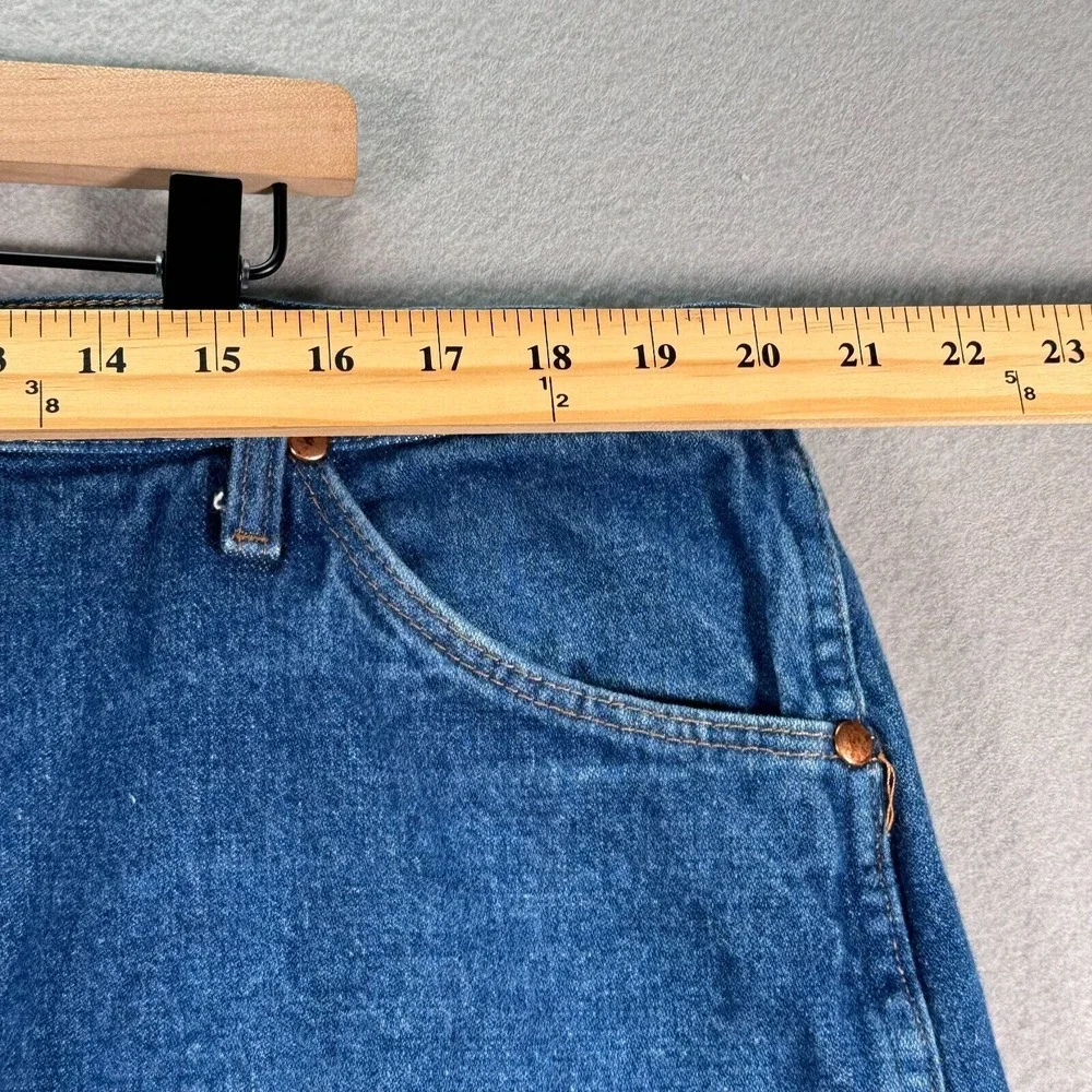 Vintage Wrangler Jeans Men‎ 42x30 (40x28) Blue Cowboy Cut Relaxed Work 13MWZPW
